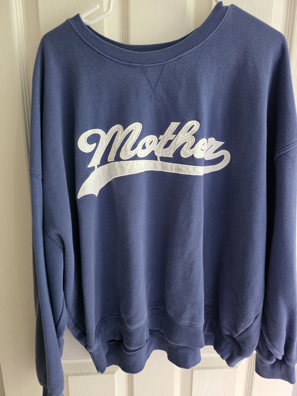 Grayson Threads Navy Blue 'Mother' Embroidered Crewneck